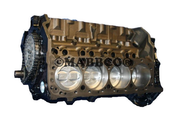 GM Chevrolet 5.7 350 Short Block 1987-1995 TBI Roller 2-Bolt Main - NO CORE REQUIRED - 90 Day Limited Warranty