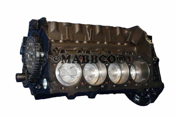 GM Chevrolet 5.7 350 Short Block 1986 Model 4-Bolt Main - NO CORE REQUIRED - 90 Day Limited Warranty
