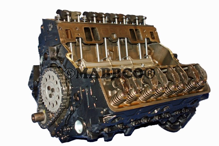 GM Chevrolet 5.7 350 Premium Long Block 1996-2000 Vortec #880 4-Bolt