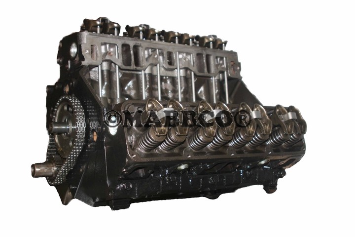 AMC 5.0 304 Premium Long Block 1970-1971 - NO CORE REQUIRED - 1 Year Limited Warranty 