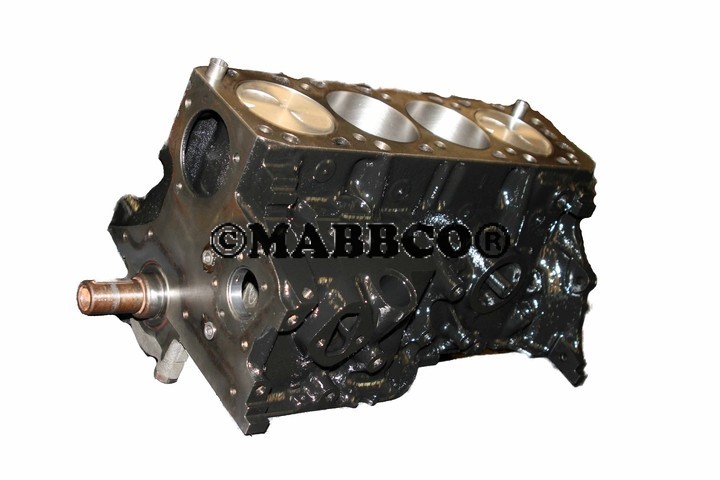 Ford 2.3 140 Short Block 1982-1987 Grooved Rear Cap - NO CORE REQUIRED - 90 Day Limited Warranty